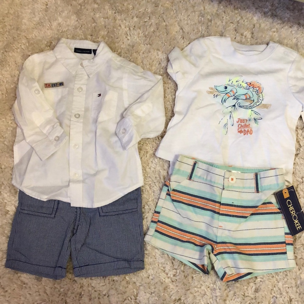 Lot of baby boy clothes (sizes 6-18mos)